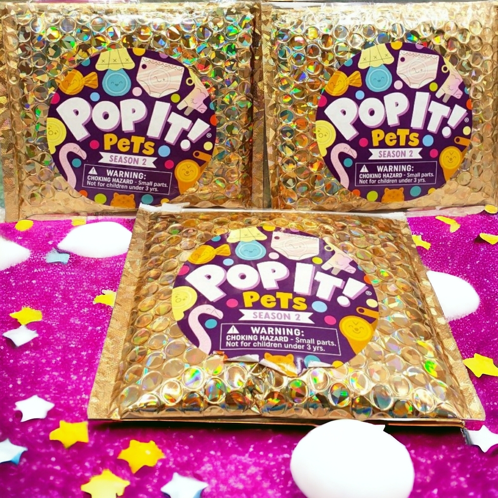 NWT COMBO Pack Pop-It Pets Series 2 - QTY 3
